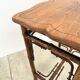 Table d'Appoint Bambou & Bois –Art Nouveau Fin XIXe
