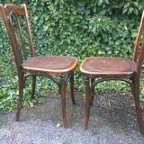 Fischel Curved Wood Chairs Number 37