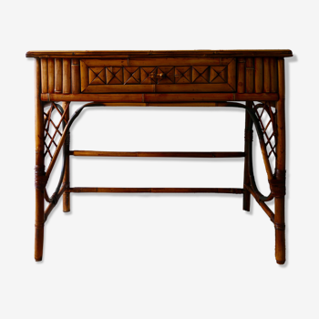 Rattan desk, dressing table