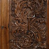 Oratory in solid walnut, Neo-Gothic Renaissance style – Late 19th century