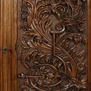 Oratory in solid walnut, Neo-Gothic Renaissance style – Late 19th century