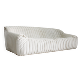 Vintage Cinna Sandra 3 seater sofa in beige velvet by Ligne Roset