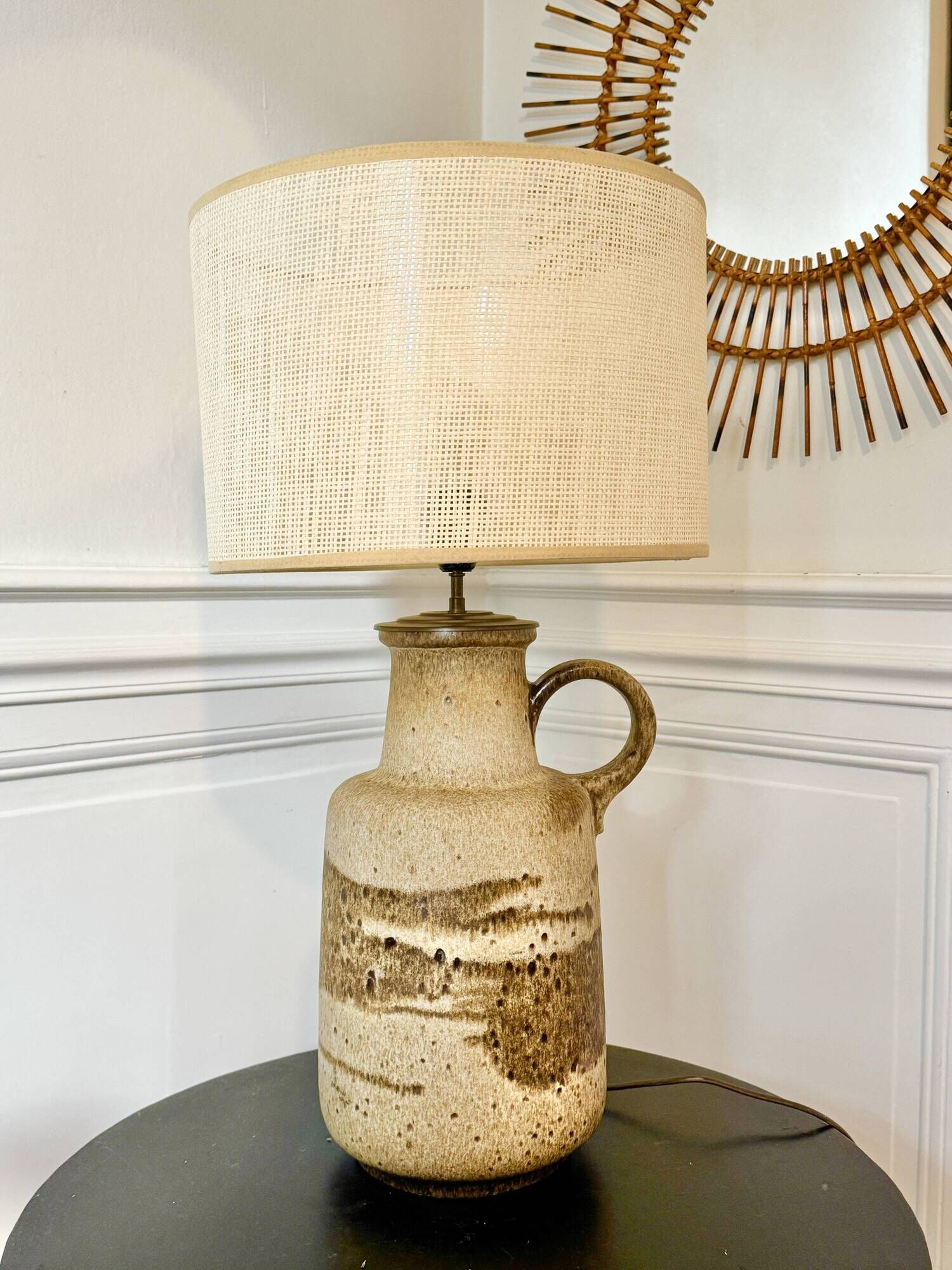 vintage ceramic lamp West Germany