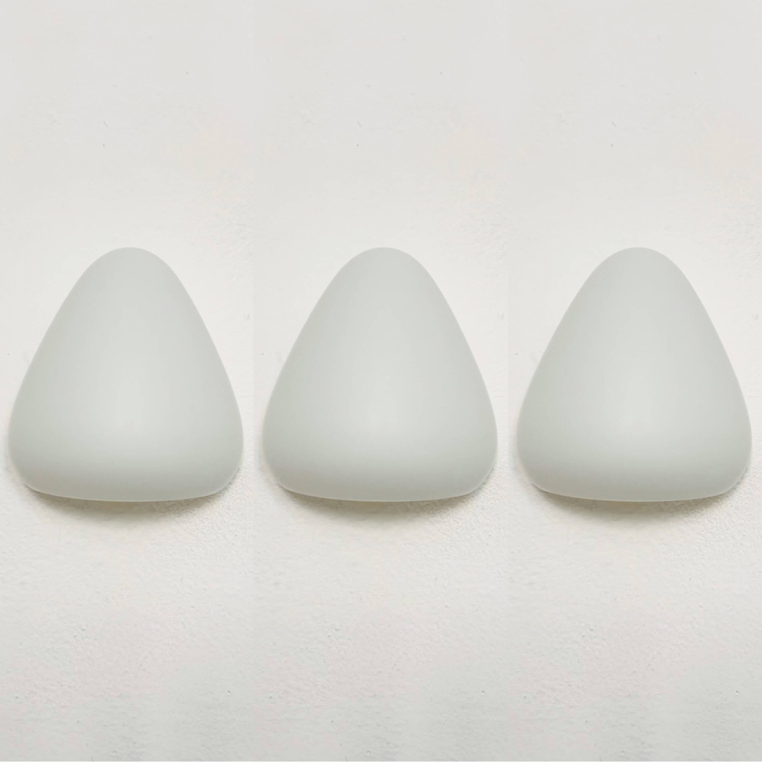 Set of  3 CORNO Wall Lamps by Wilhelm Wagenfeld