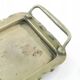 Tray, Art Nouveau, silver-plated brass, white porcelain, Austria, early 20th century