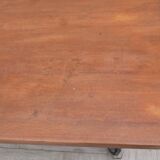 Farm table in blond oak