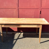 Table de ferme pied fuseau