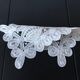 Antique Brussels lace placemat Alost 24x15