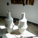 Large bisque porcelain table lamps from Kaiser, Germany 1960s, Set of 2