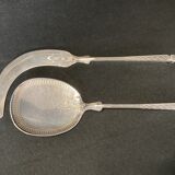 Two-piece silver ice cream service from the early 20th century