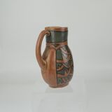 Stoneware cider pitcher from the HB Quimper Odetta manufacture