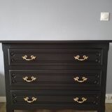 Restored chest in black