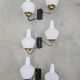 Mid-Century Modern wall lights attributed to Stilnovo 1950s
