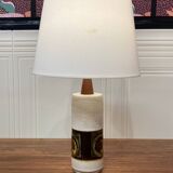 Ceramic lamp Scandinavian design 1950.