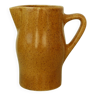 Vintage hazelnut stoneware pitcher