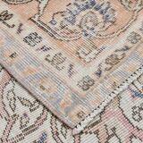 7x10 Turkish Classic Pattern Blue Beige Vintage Rug, 210x324Cm