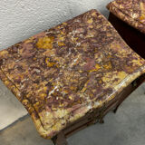 Pair of bedside tables, France early 20th century