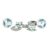 20th Century Anemone Porcelain Set by Johnson Brothers, 1930s, Set of 28