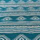 Traditional Berber blue and white kilim rug 115cm-70