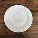 Dessert plate with flower pattern
