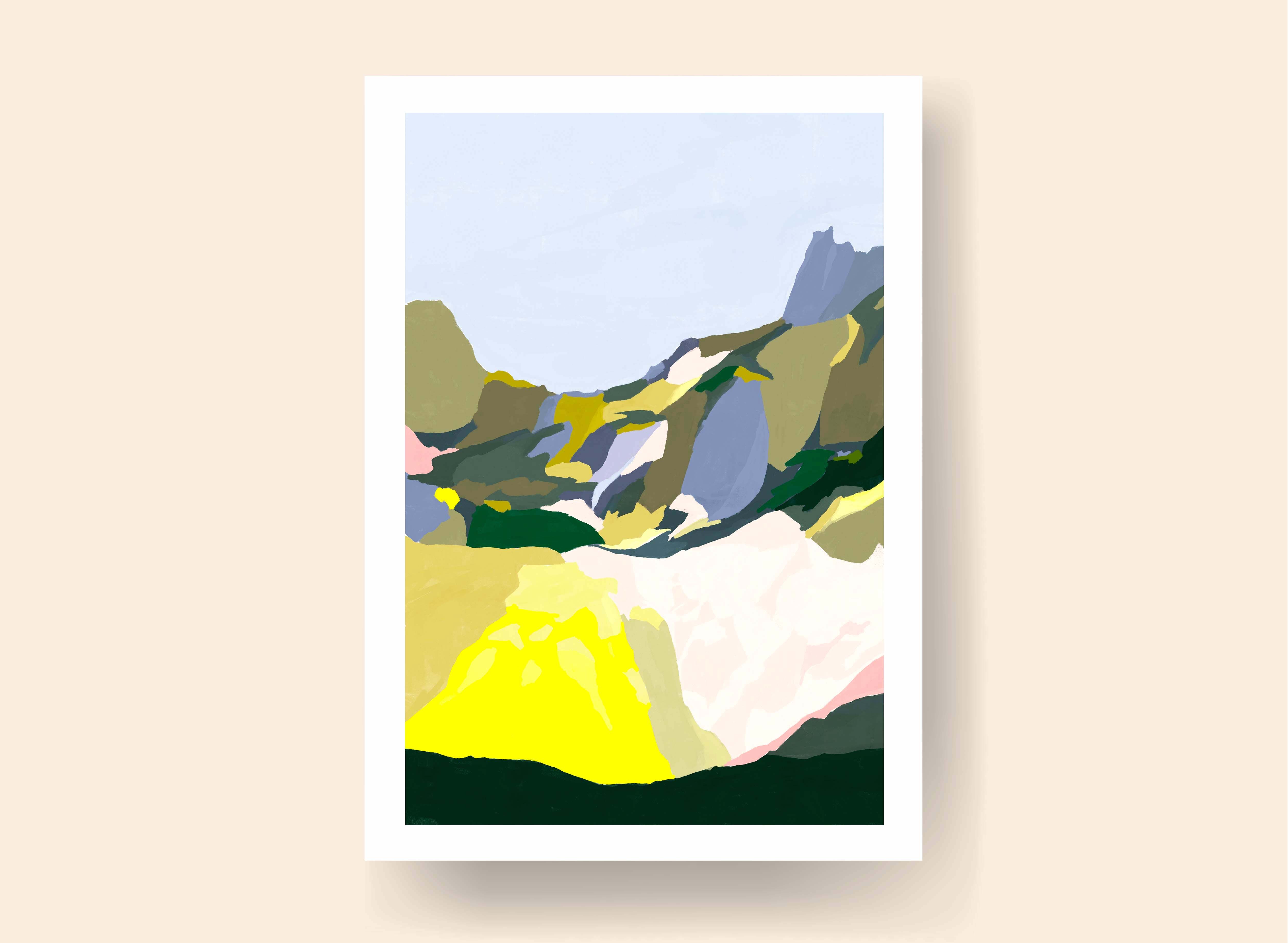 Art print A3, Les Goudes