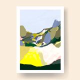 Art print A3, Les Goudes