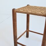 Vintage rope and wood stool