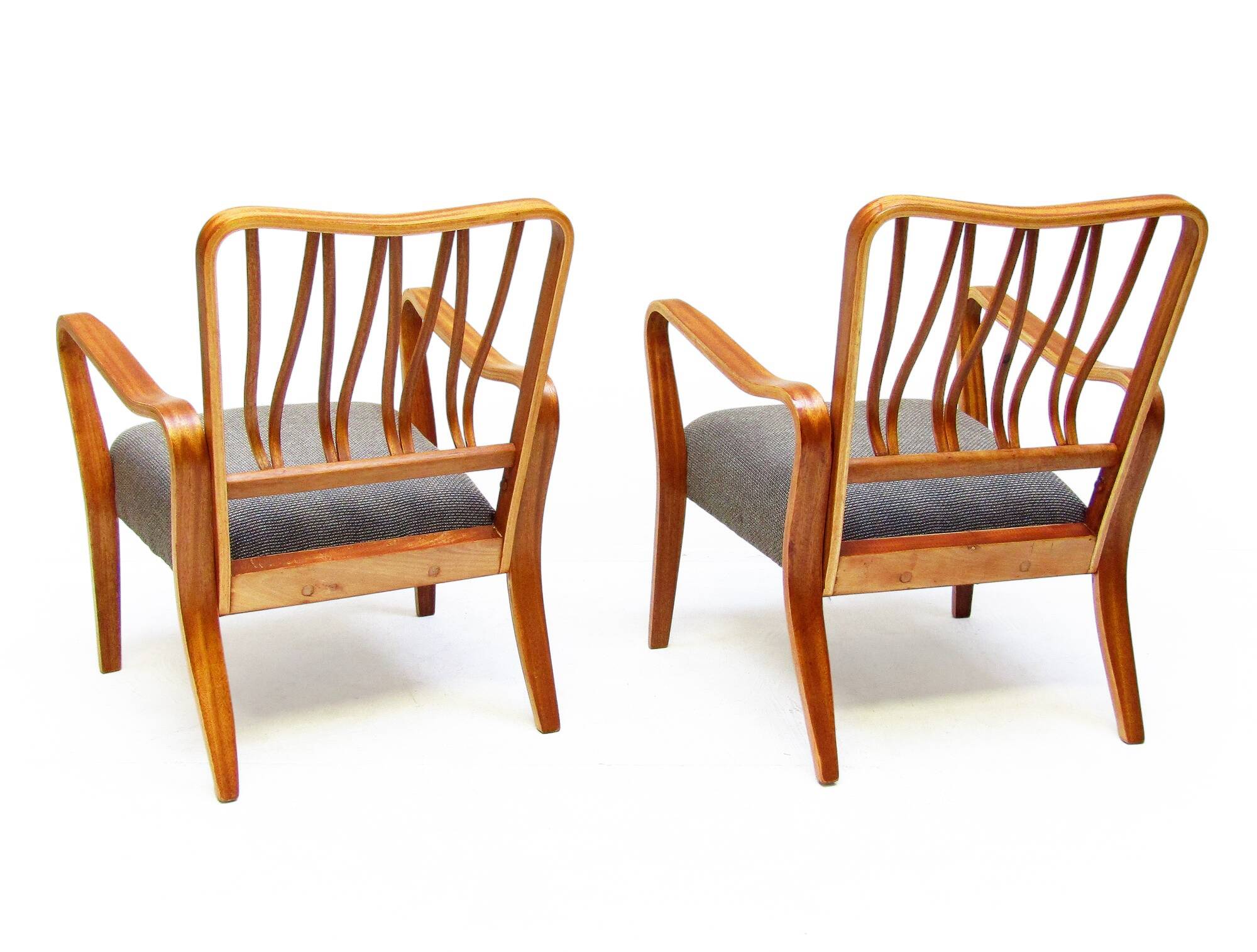Two 1950s "Linden" Lounge Chairs in Teak by G A Jenkins