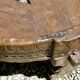 19th Century Indian Carved Coffee Table - Folk Art