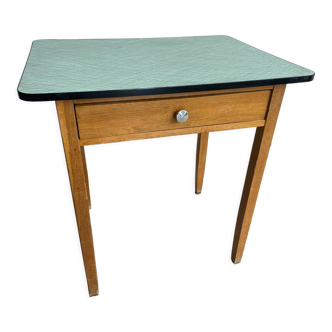 Small wooden table & formica 1960