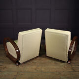 Pair of Art Deco armchairs