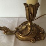 Bedside lamp in gilded bronze