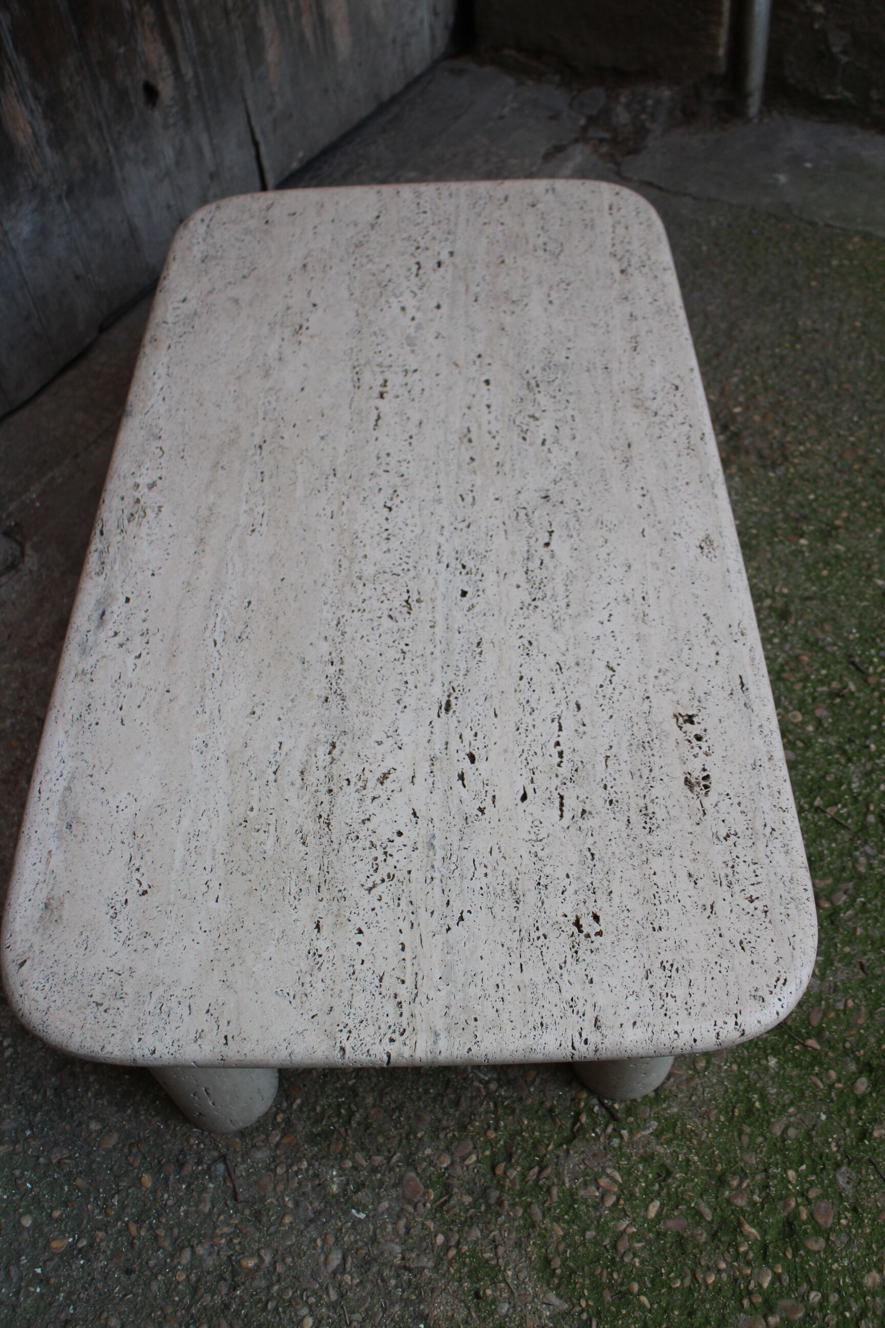 Table basse en travertin 1970