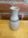 Vintage Grey Beige Glazed Terracotta Vase