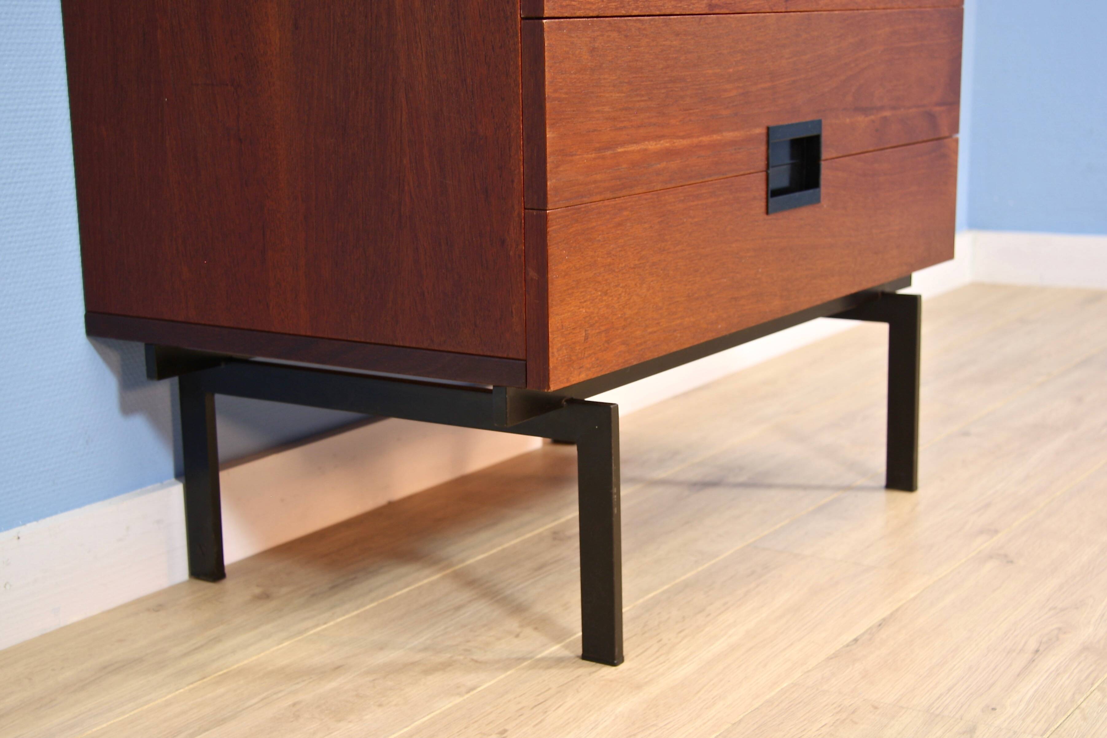 Dutch CU07 cabinet in teak, Japanese series, Cees Braakman for Pastoe, 1950