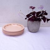 6 Betty Longwy soup plates