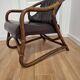 Vintage armchair in Manila style, Denmark, 1960s