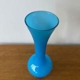 Vase opaline turquoise vintage
