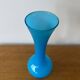 Vase opaline turquoise vintage