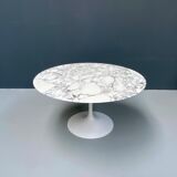 Aresbescato marble dining table by Eero Saarinen for Knoll