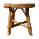 Tabouret en osier années 40