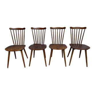 Set of 4 Baumann bistro chairs model Sonate V5