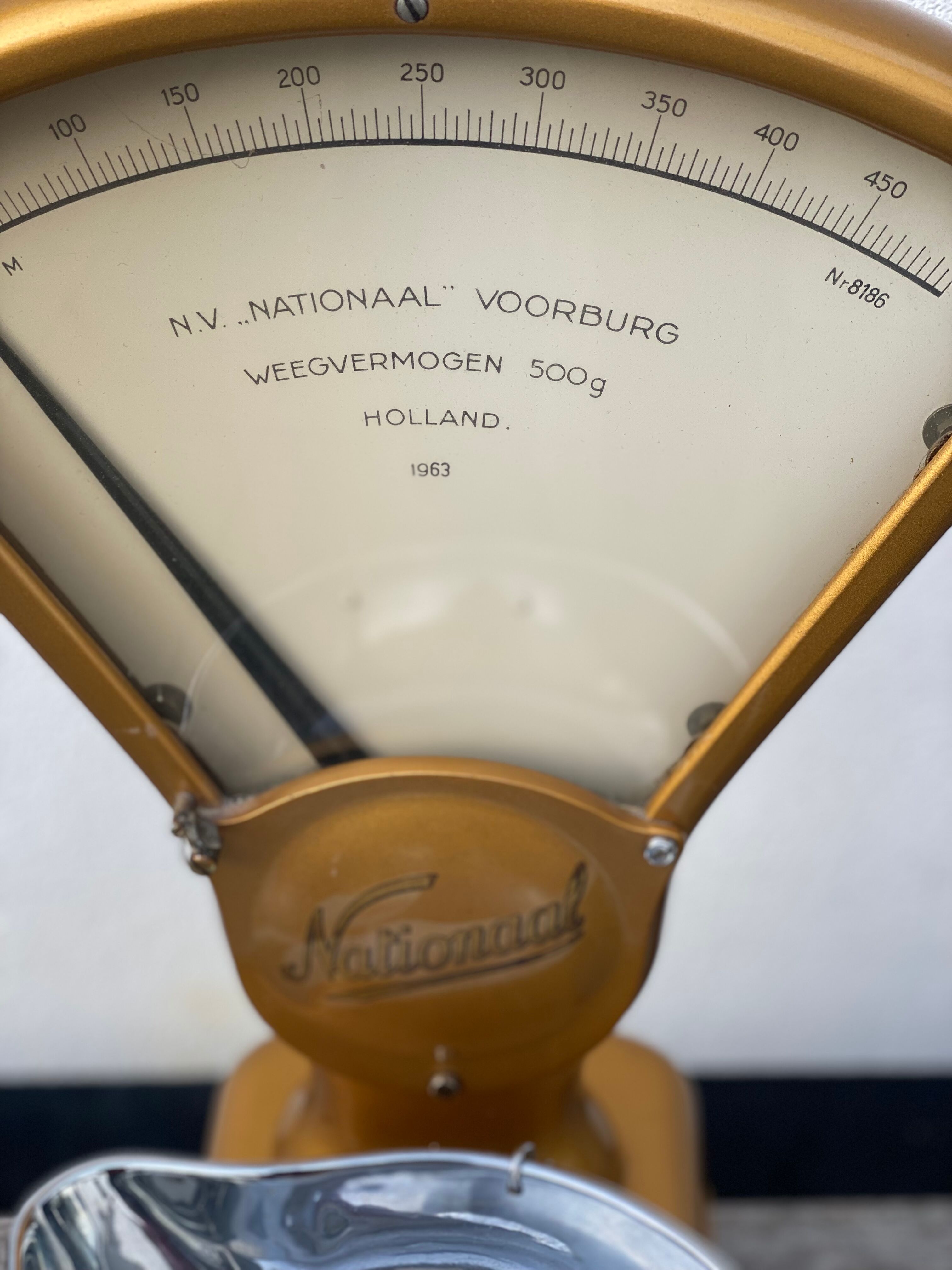 Vintage N.V. National Voorburg Weigh Scale