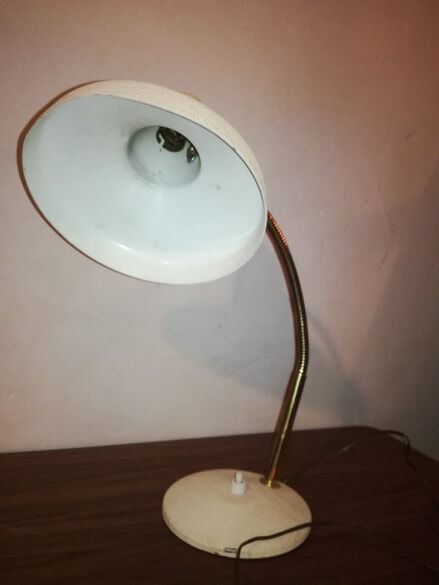 Brass table lamp
