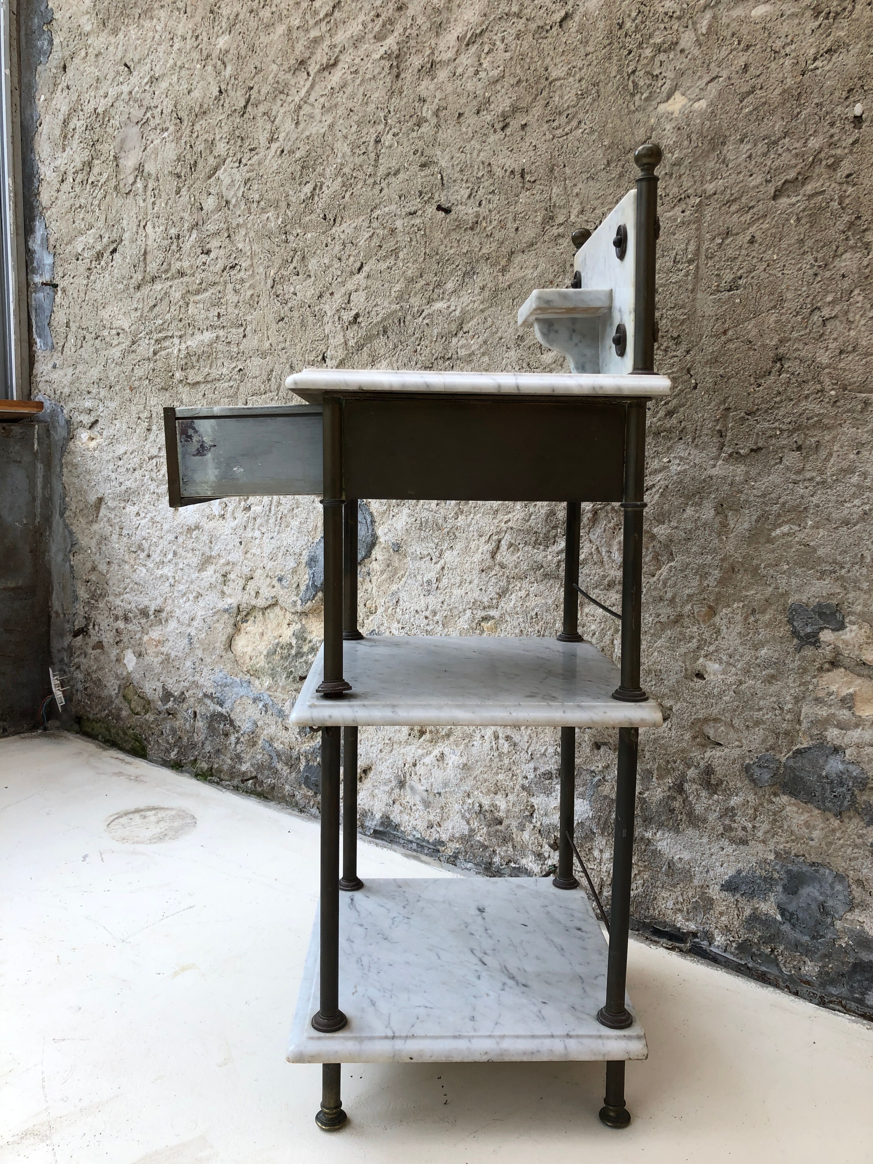 Art Nouveau bedside table
