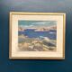 Original Swedish Oil on Panel - "Water Landscape" by Leo Janis - Signed - Vintage and Framed - 59 × 49 cm (23.2" × 19.2")