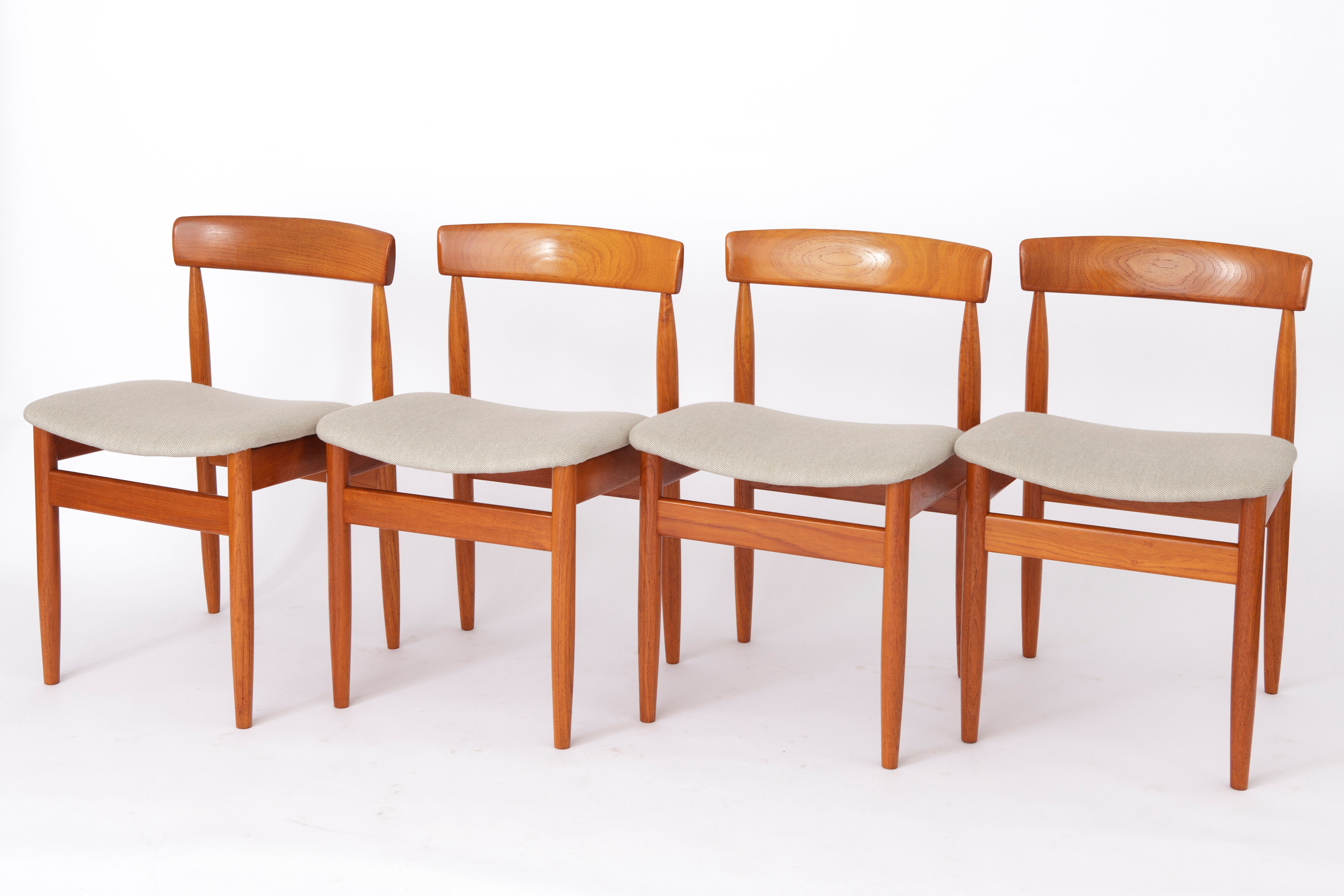 Set of 6 dining chairs in teak by Farsö Stolefabrik Denmark 1960s