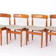 Set of 6 dining chairs in teak by Farsö Stolefabrik Denmark 1960s