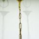5-light Louis XV bronze and brass chandelier