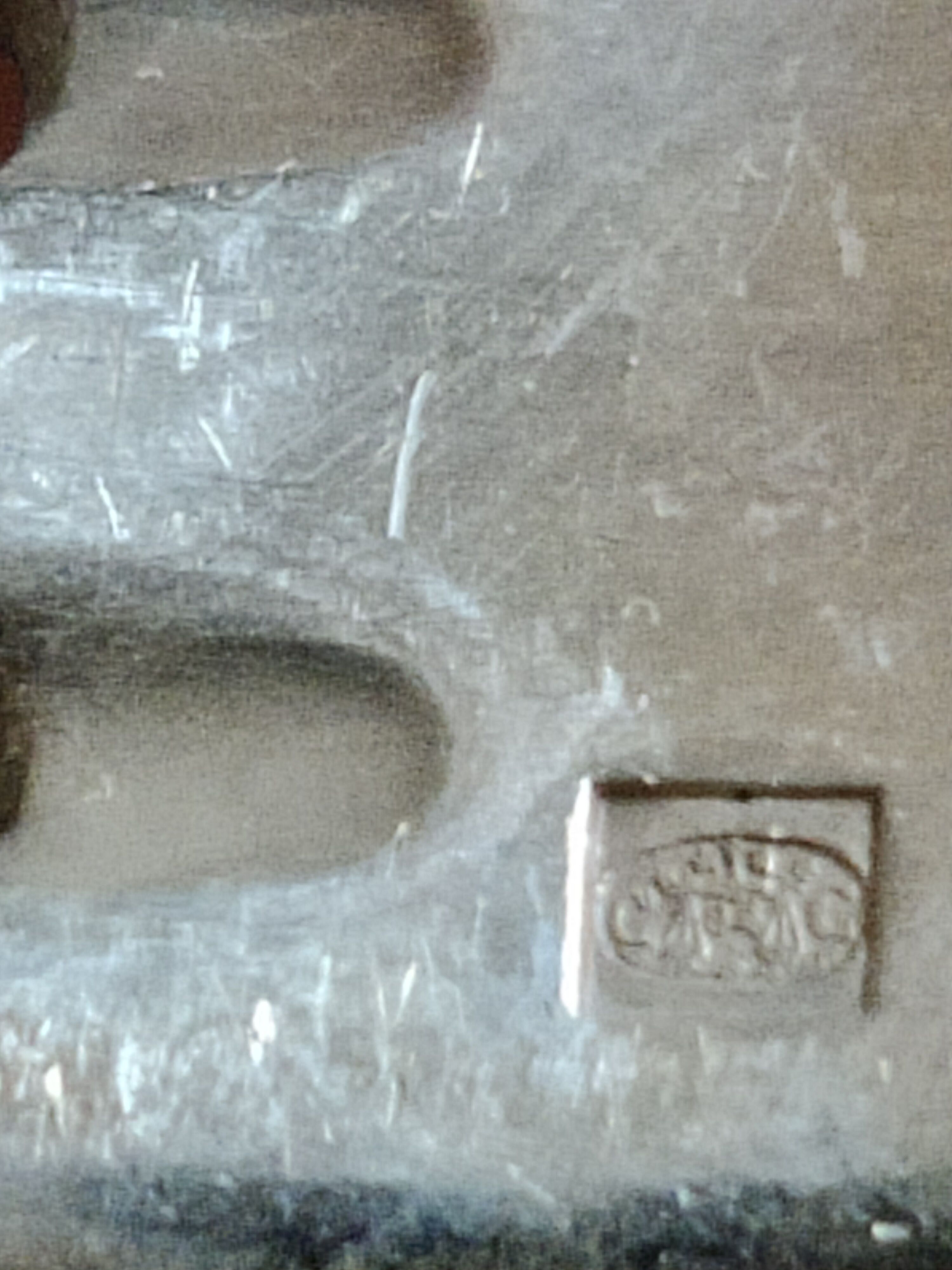 7 forks silver plated baguette christofle monogram J C before 1930